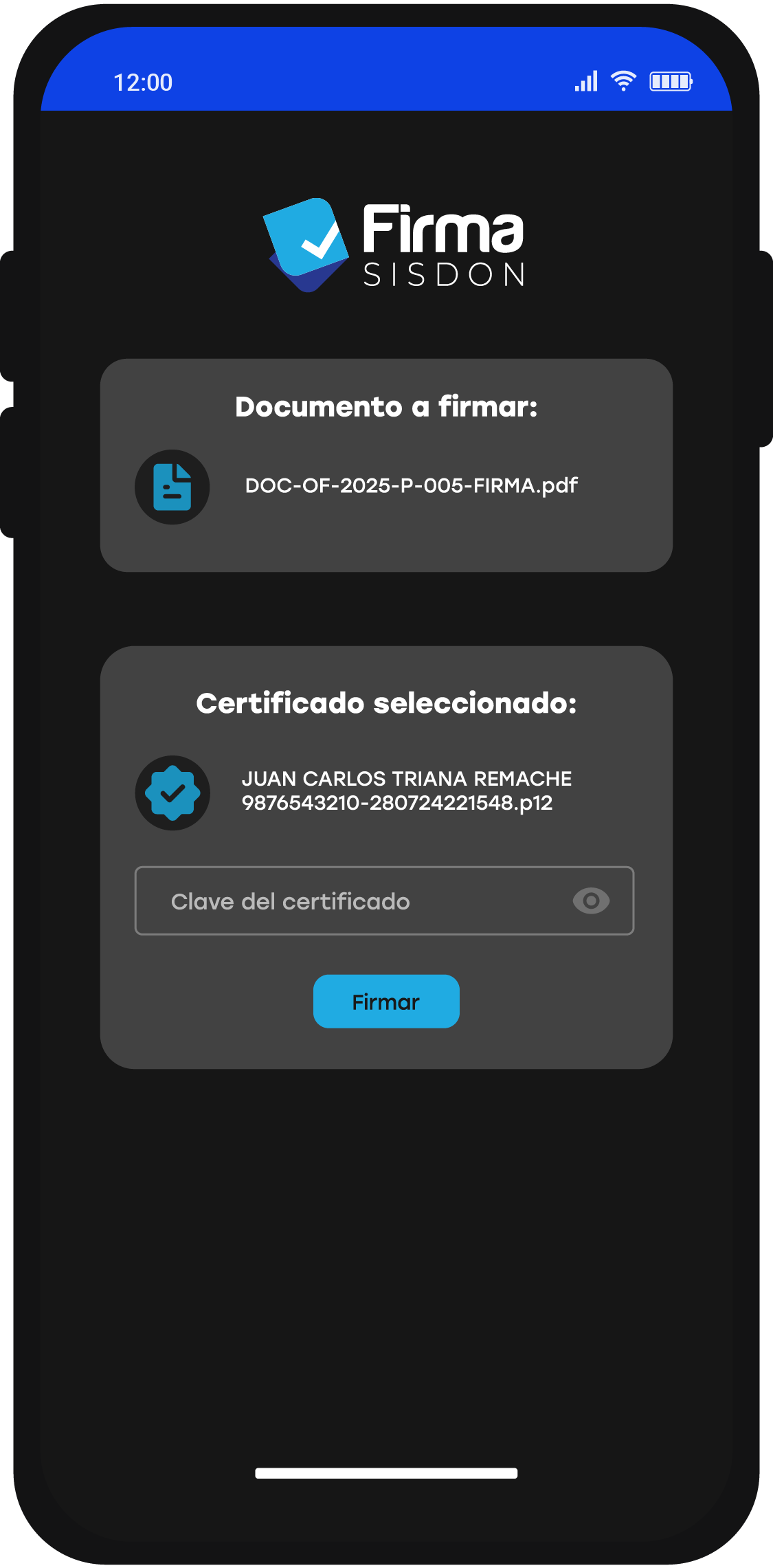 Firma Sisdon 1