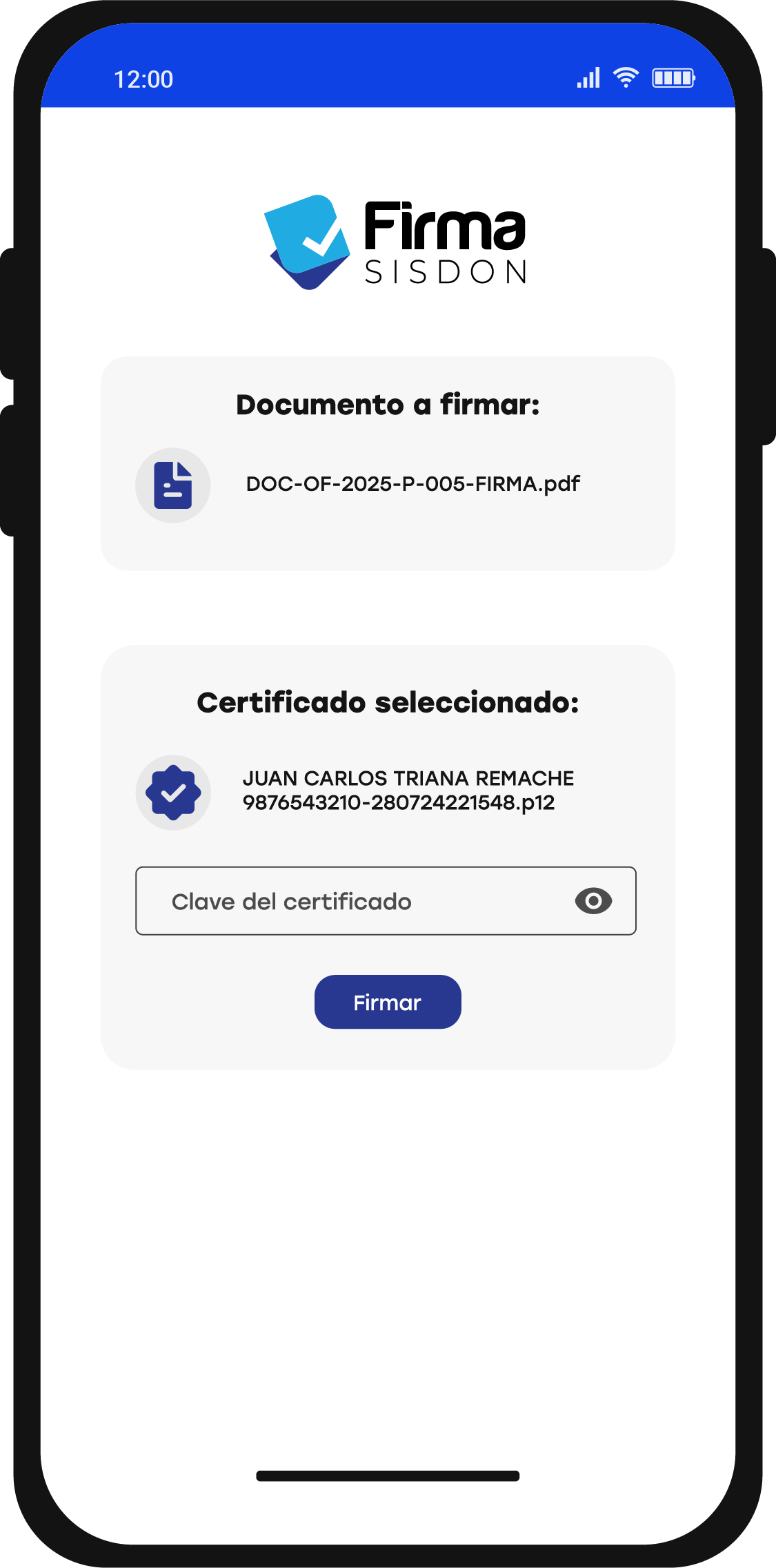 Firma Sisdon 2
